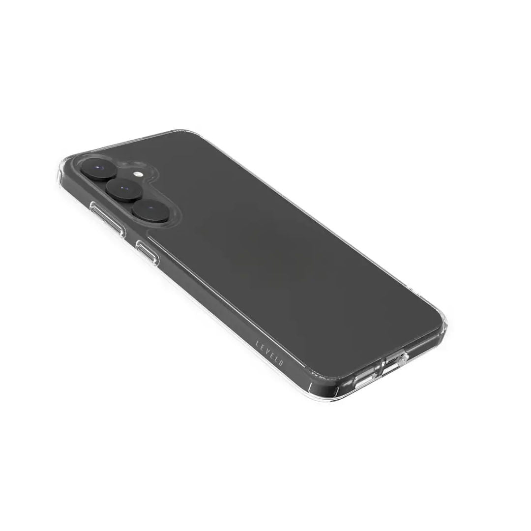 Levelo Clara Case For Samsung Galaxy S25 Series, Clear