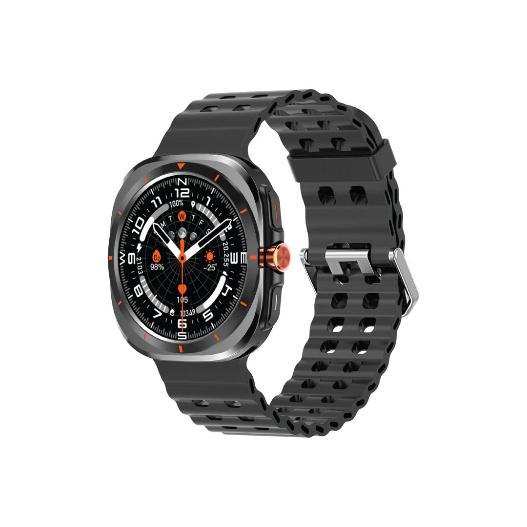 Pawa Aspire Smart Watch 1.52inch Display, Black