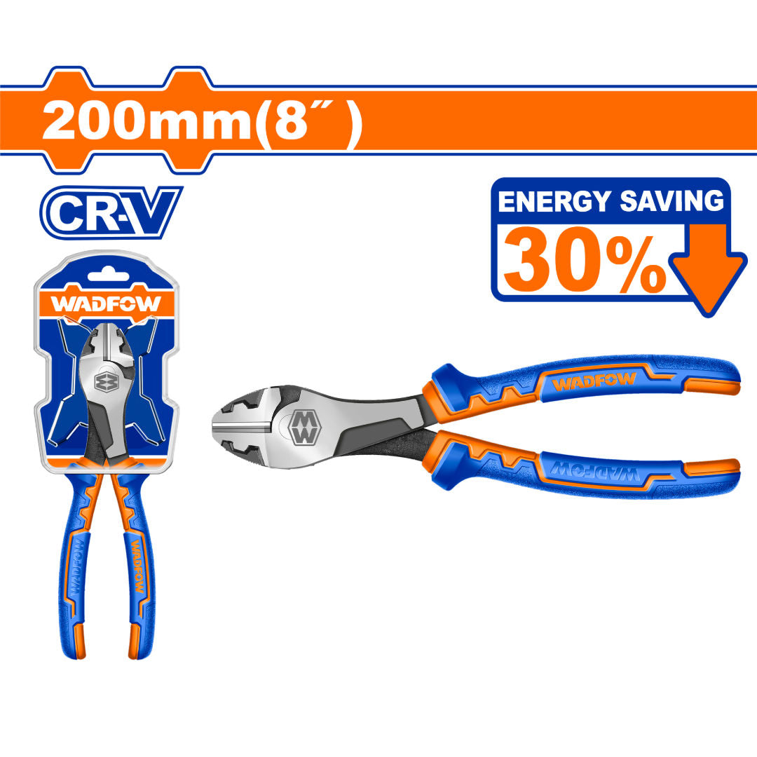 WADFOW High Leverage Heavy Duty Diagonal Cutting Pliers