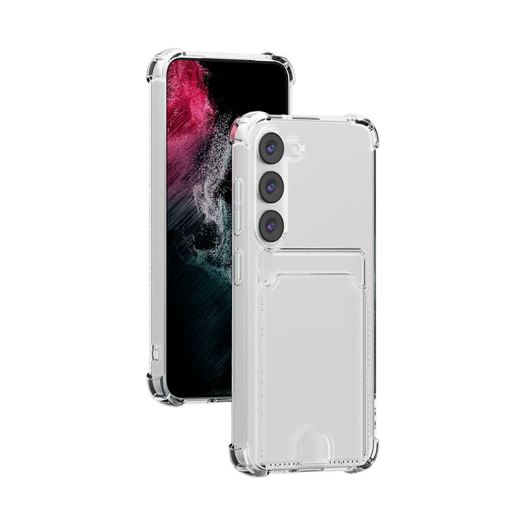 Levelo Clara Card Holder Clear Case For SamsungLevelo Clara Card Holder Clear Case For Samsung S23 Plus, Clear