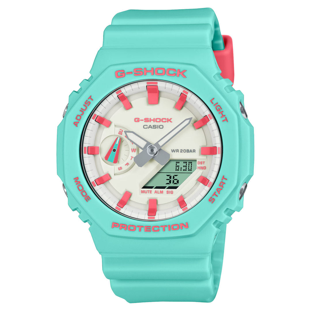 Casio GA-2100RB-3A G-SHOCK Analog-Digital Watch