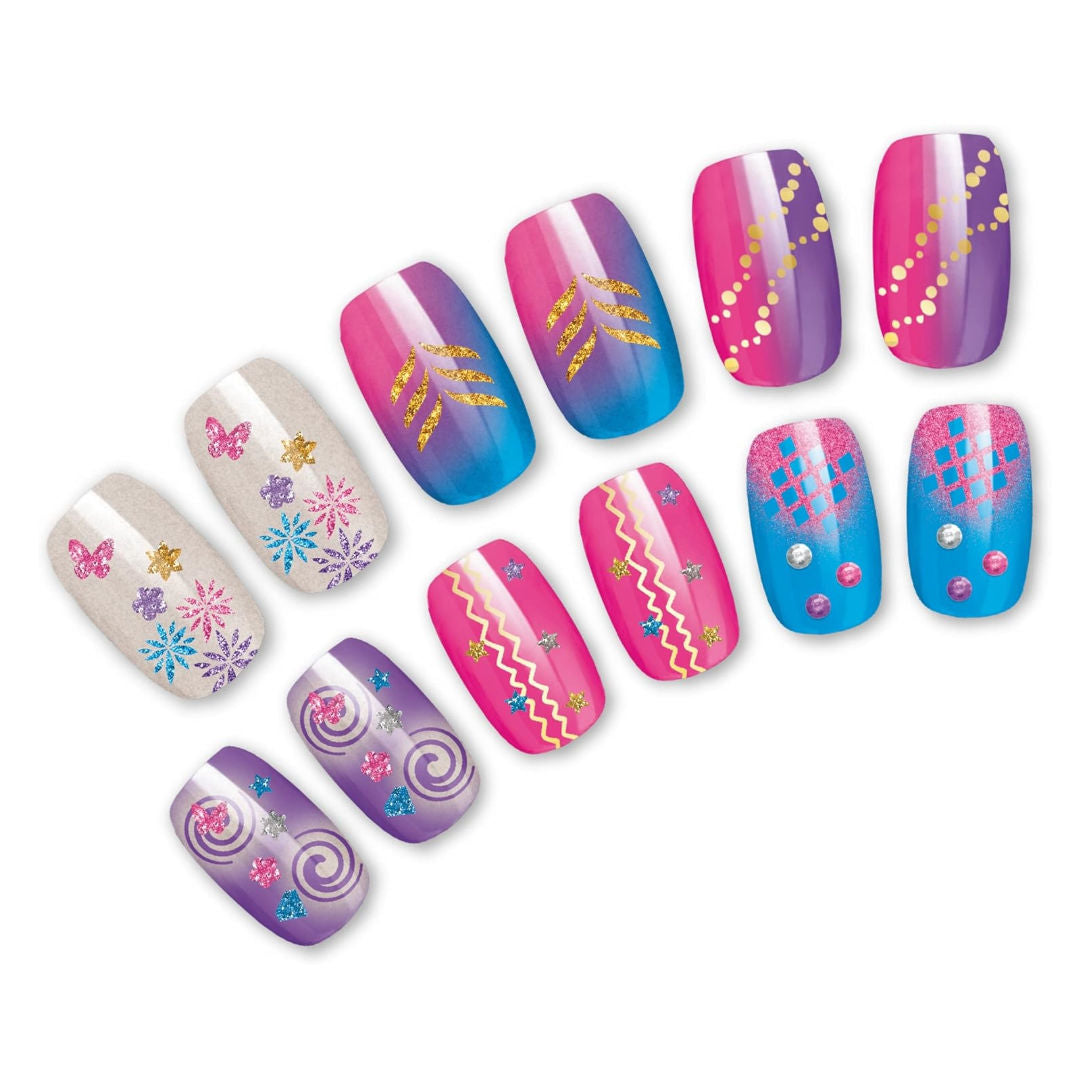 مجموعة Cra-Z-Art Sparkle Glitter & Shimmer لتزيين الأظافر بالبخاخة، للأطفال من عمر 8 سنوات فما فوق