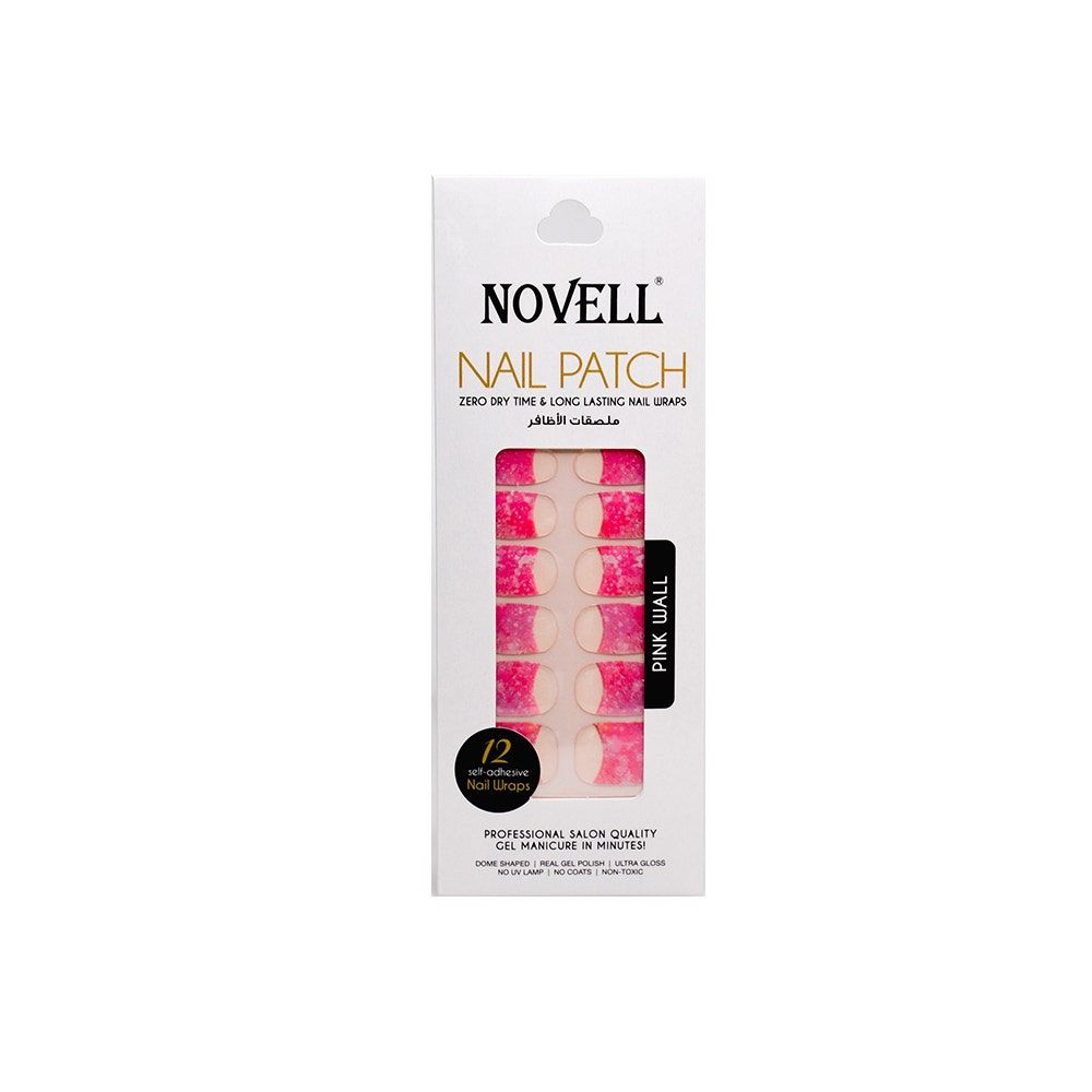 Novell Self-Adhesive Nail Patch, 12 Pieces