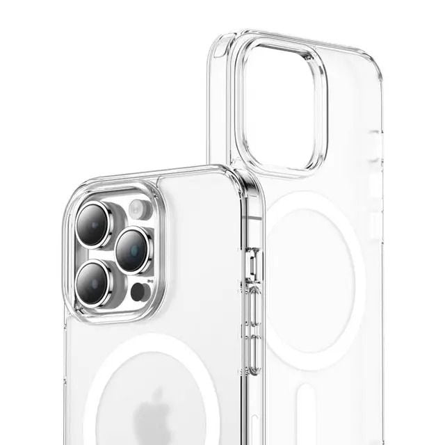 Series 8 Transparent Case with Strong Magnetic Adsorption Strip iPhone 14 Pro - Clear