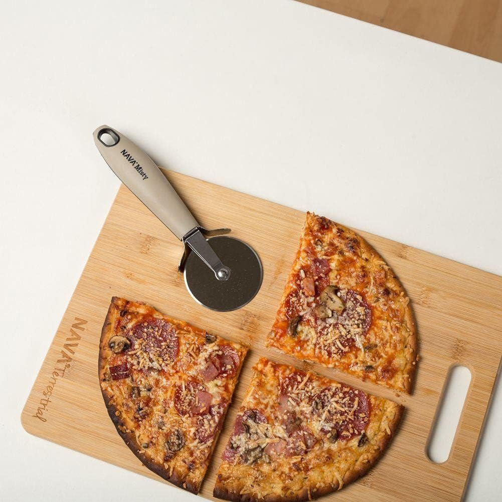 NAVA Misty Pizza Cutter With Stainless Steel Wheel, 21cm