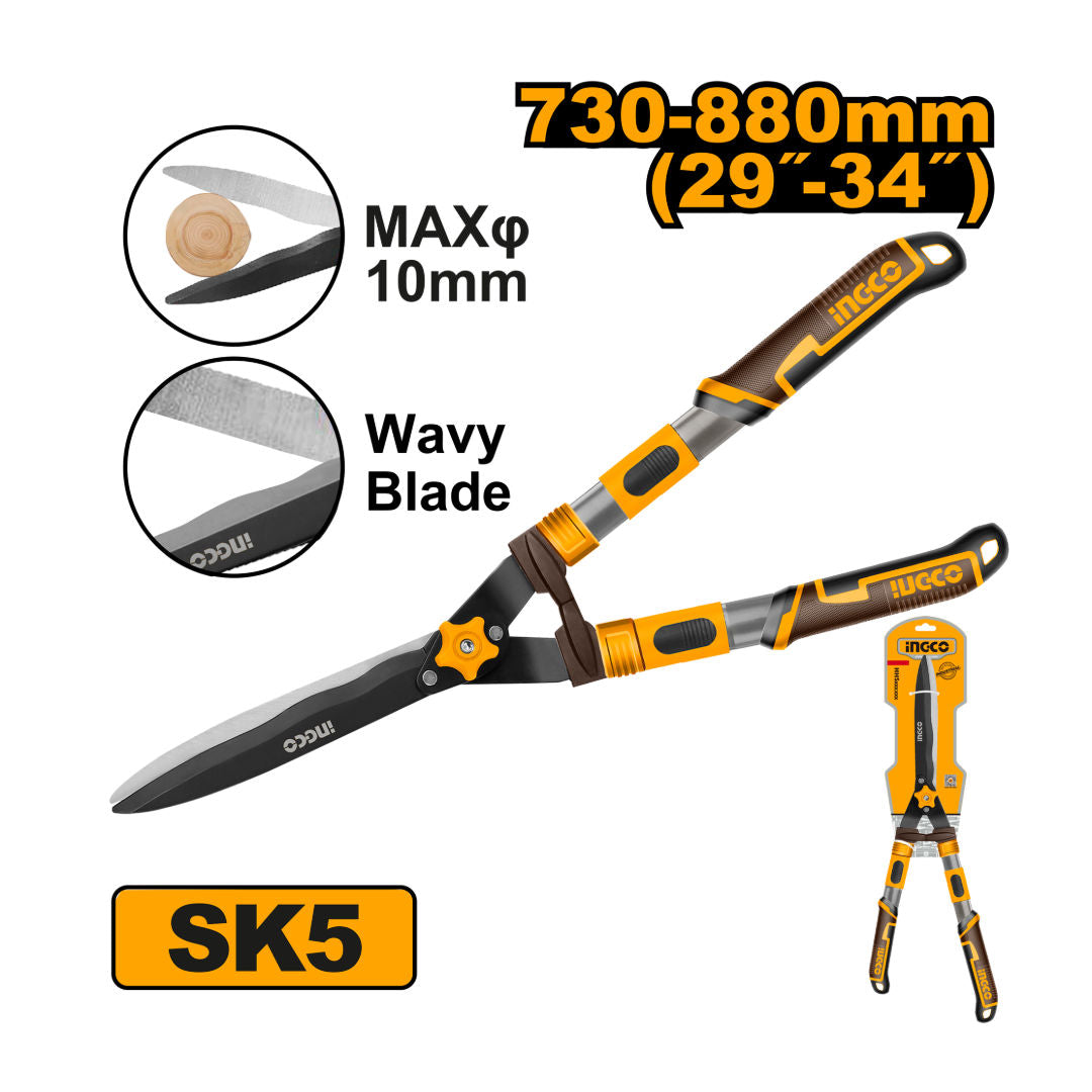 INGCO Telescopic Hedge Shear, 28-34"