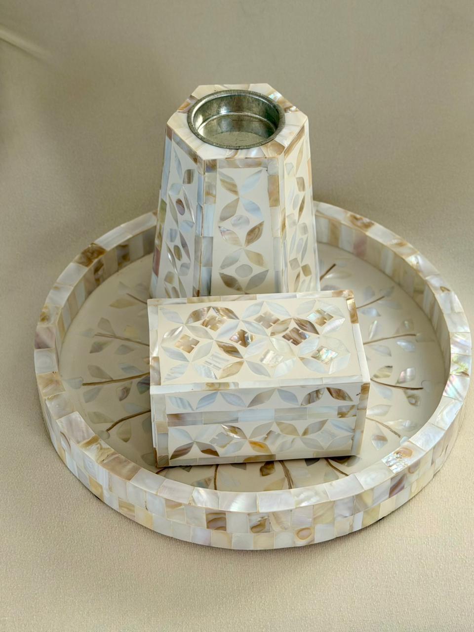 Raw Home-Mother Of Pearl Burner Set
