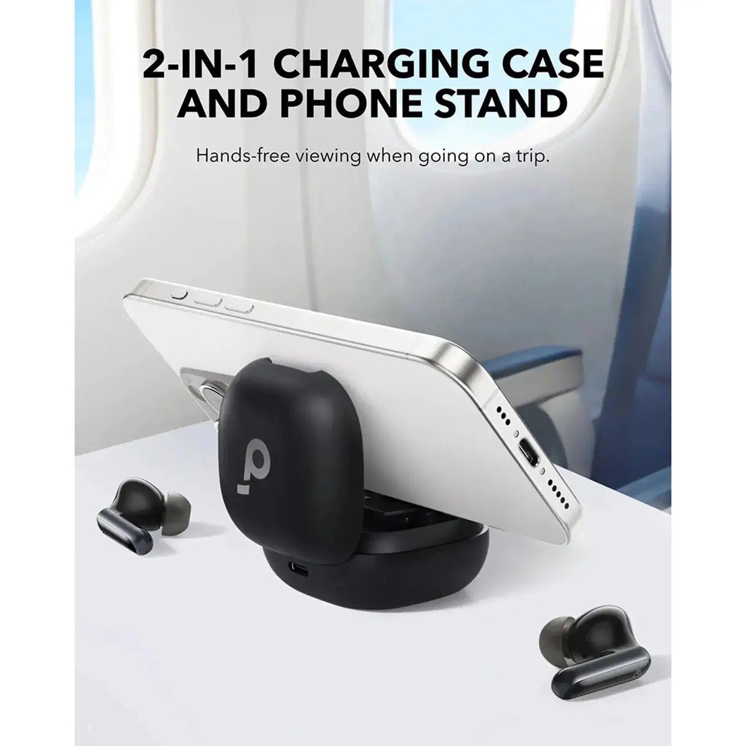 Anker Soundcore P40i TWS Earbuds, Adaptive ANC, 60H Playtime, BassUp, 2-in-1 Case