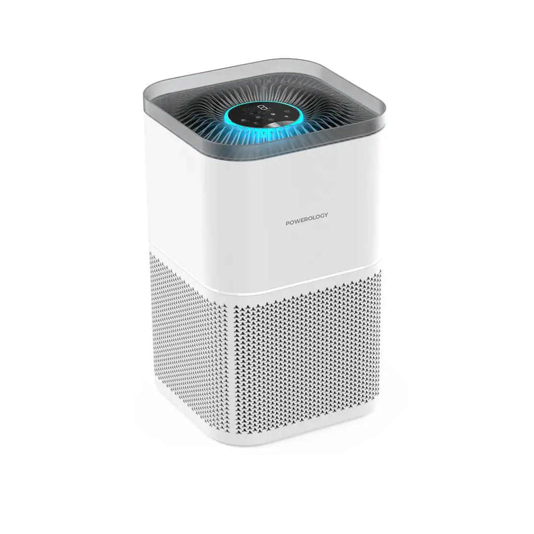Powerology Smart Air Purifier Eliminate Odor & Smoke, White