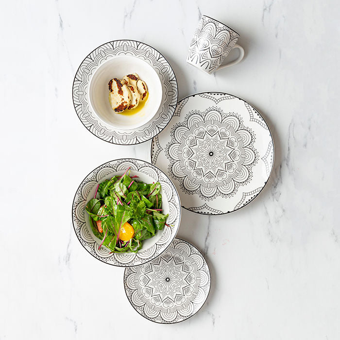 NAVA Porcelain Dinner Plate Maya, Elegant Tableware, 27cm