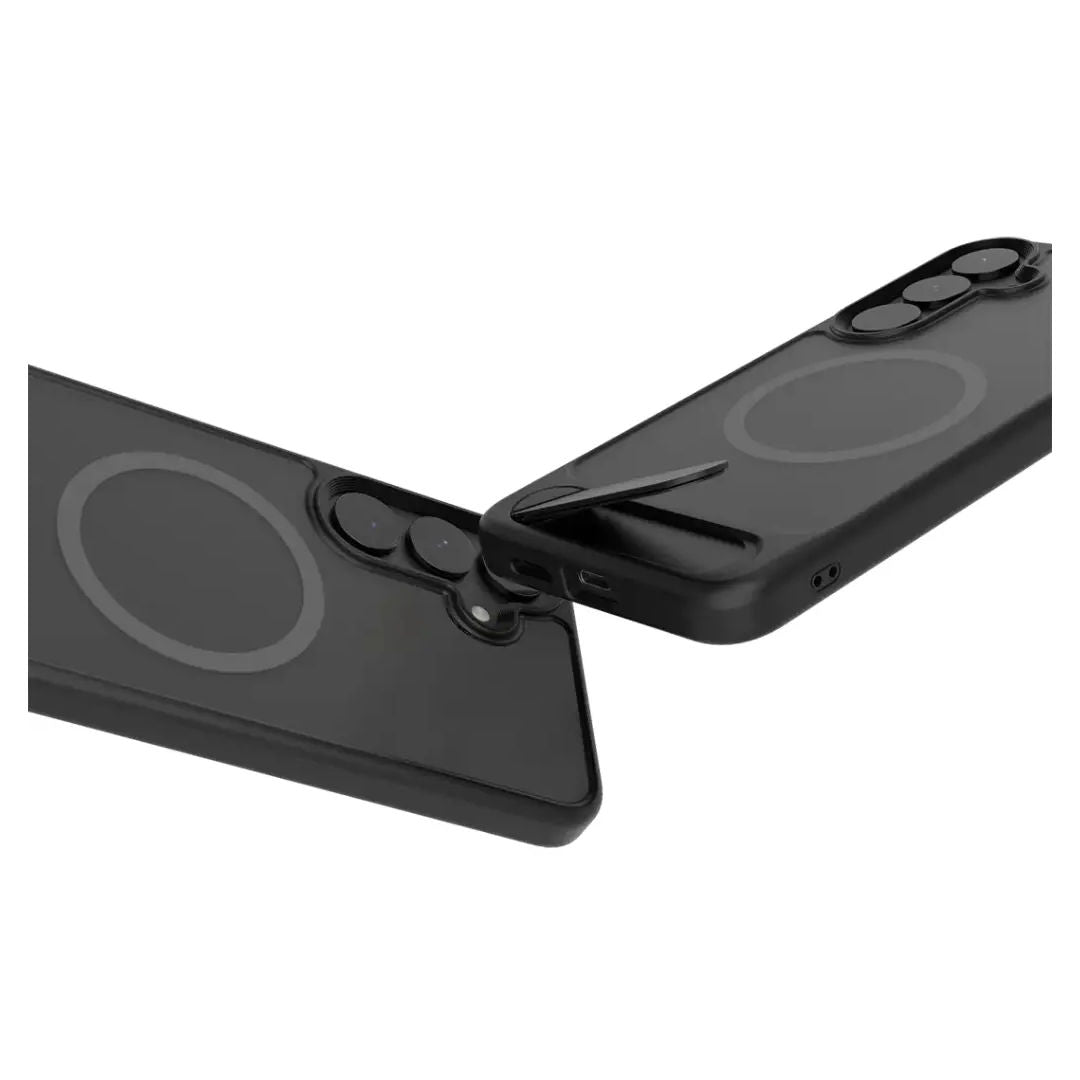 Levelo Matteo with Bottom Stand Grip Case For Samsung S25 Plus & S25 Ultra