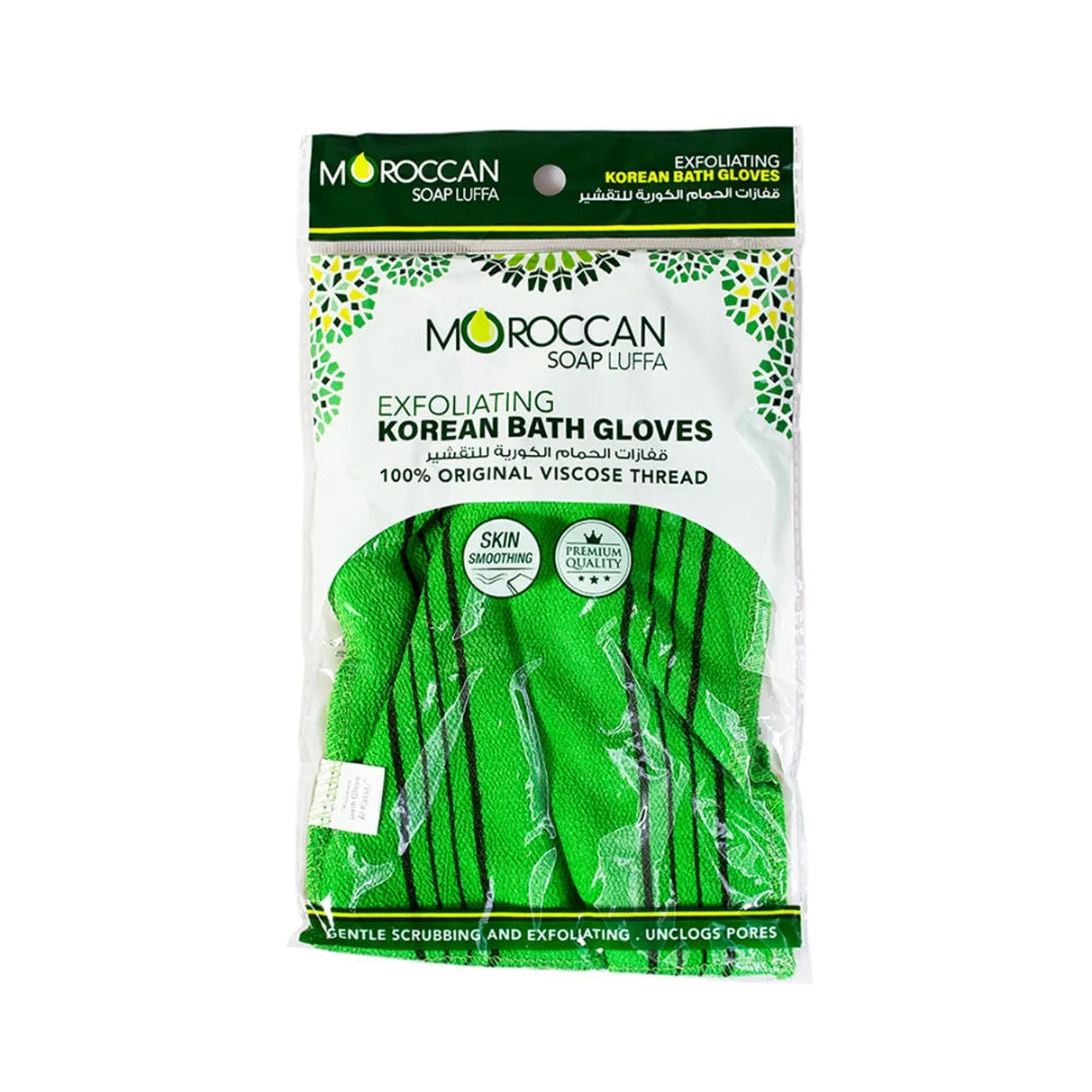 Moroccan Soap Luffa Exfoliating Korean Bath Gloves