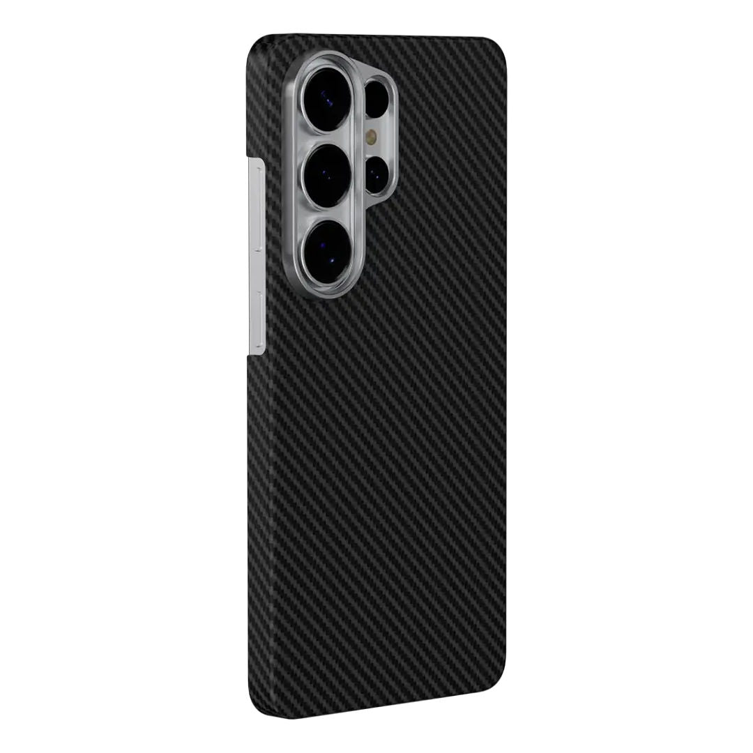 Levelo Sergei 1500D Aramid Fiber Case For Samsung S26 Ultra, Black
