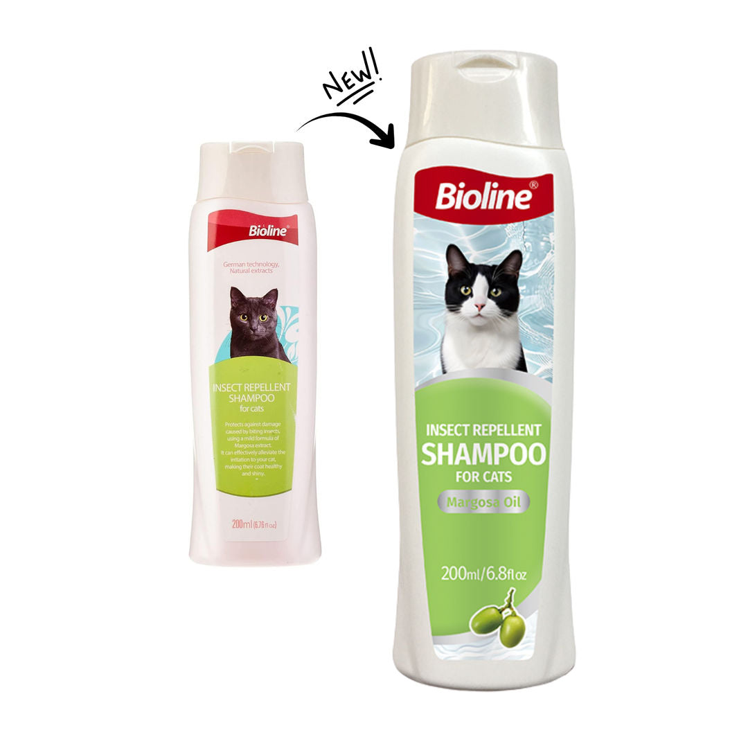 Bioline Insect Repellent Shampoo For Cats, 200ml