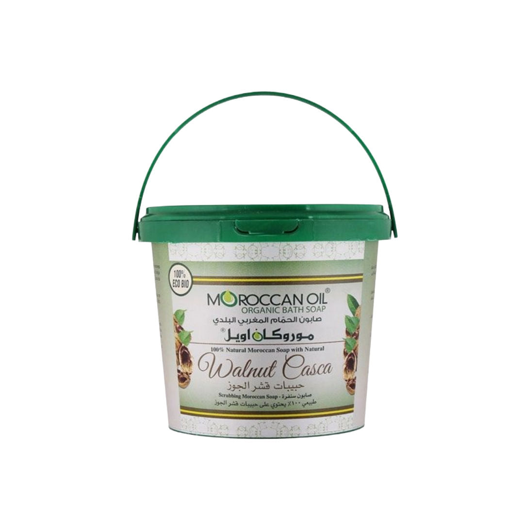 MOROCCAN Oil Organic Bath Soap Bucket, Walnut Casca, 850ml