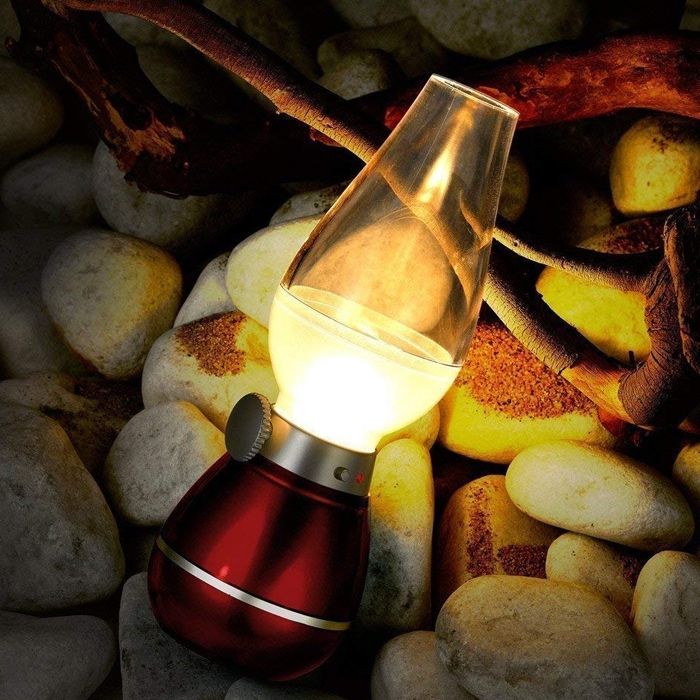 GE Nightlight LED Retro Lamp 0.4W with LED Adjustable Blowing Control Sensor, Assorted
