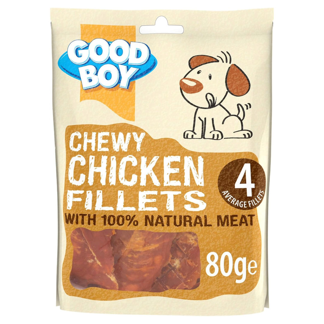 Good Boy Armitage Chewy Chicken Fillets Dog Treats, 80gm