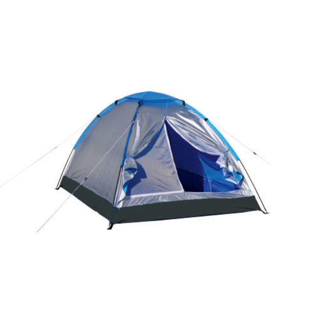 Camp Master Dome Tent 205x150x105cm, Blue & Grey