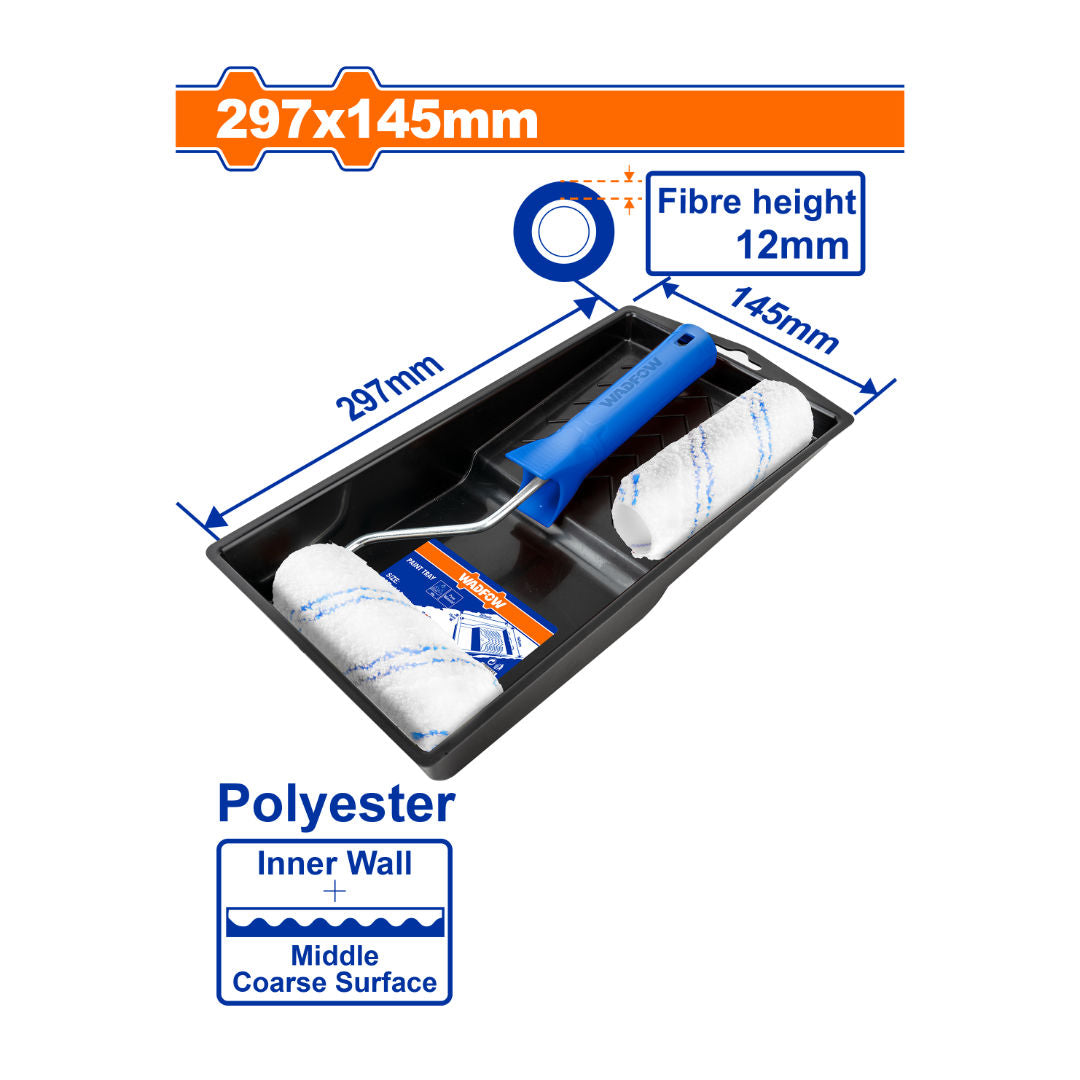 WADFOW Cylinder Paint Brush Set