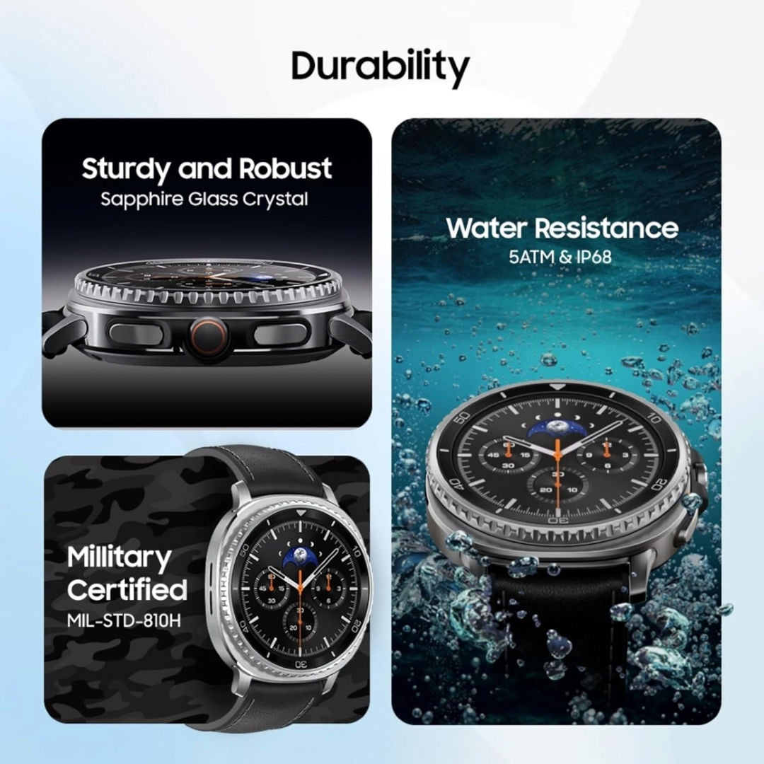 Samsung Galaxy Watch8 Classic LTE 46mm Smartwatch, Black, 64GB, 5ATM