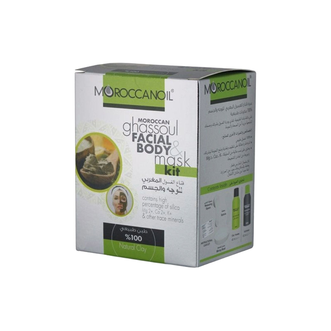 MOROCCAN Oil Ghassoul Facial Body & Face Mask Kit