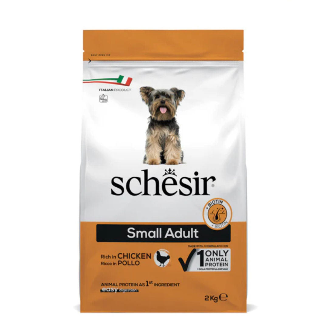 Schesir Small Adult Maintenance With Chicken Dry Dog Food, 2kg