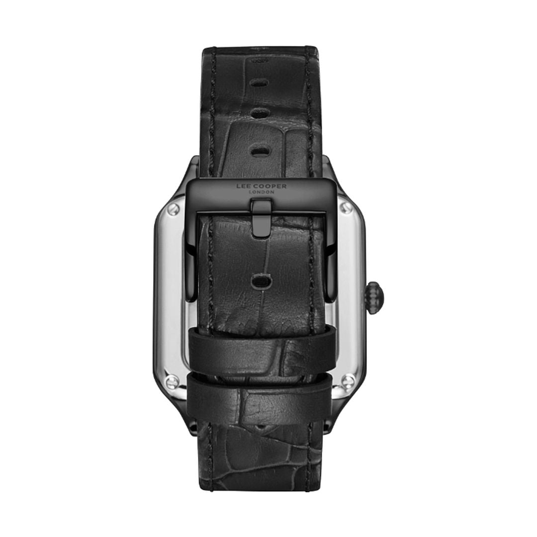 Lee Cooper Men's Analog Black Case Watch, LC08277.651