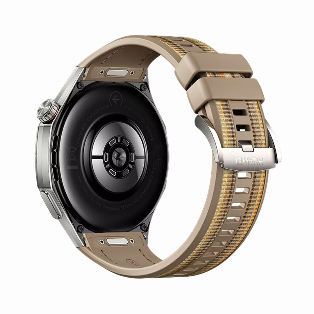 Huawei Watch GT 6 Pro 46mm Smartwatch, Composite Woven Strap, 1.47-inch AMOLED Display, Titanium Alloy Case, Brown