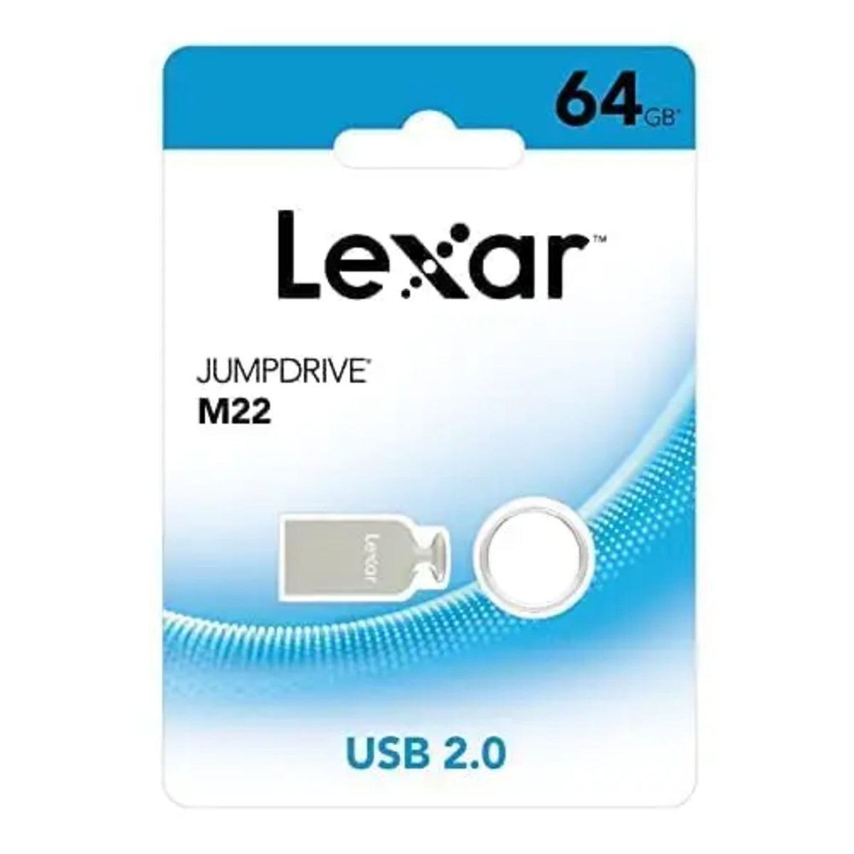 Lexar JumpDrive M22 64GB USB 2.0 Flash Drive, Metal Capless Design, Light Gold