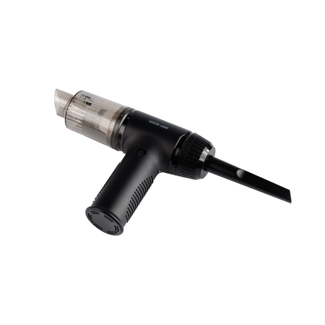 Green Lion 2 in 1 Wireless Vacuum Cleaner & Dust Blower 55W, Cordless Portable Handheld Cleaner, Black