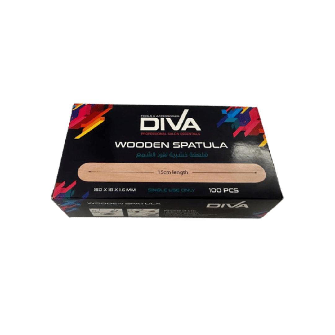 Diva Wooden Spatula, 1x100pcs