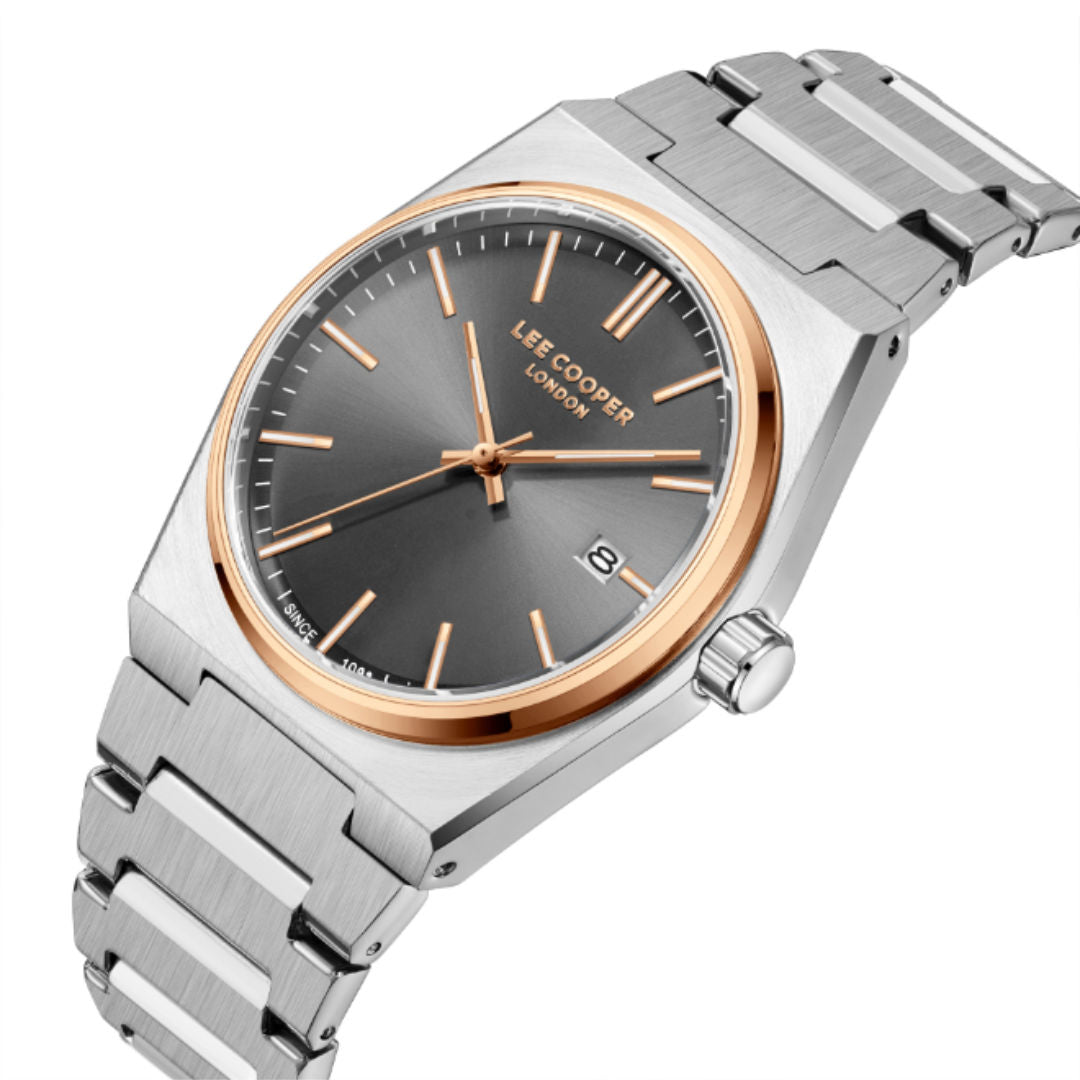 Lee Cooper Men's Analog Grey Dial Watch, Lc08196.560