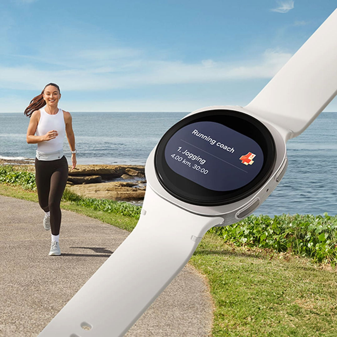 Samsung Galaxy Watch8 LTE 44mm Smartwatch, Sapphire Glass & Armor Aluminum, 5ATM + IP68, Silver