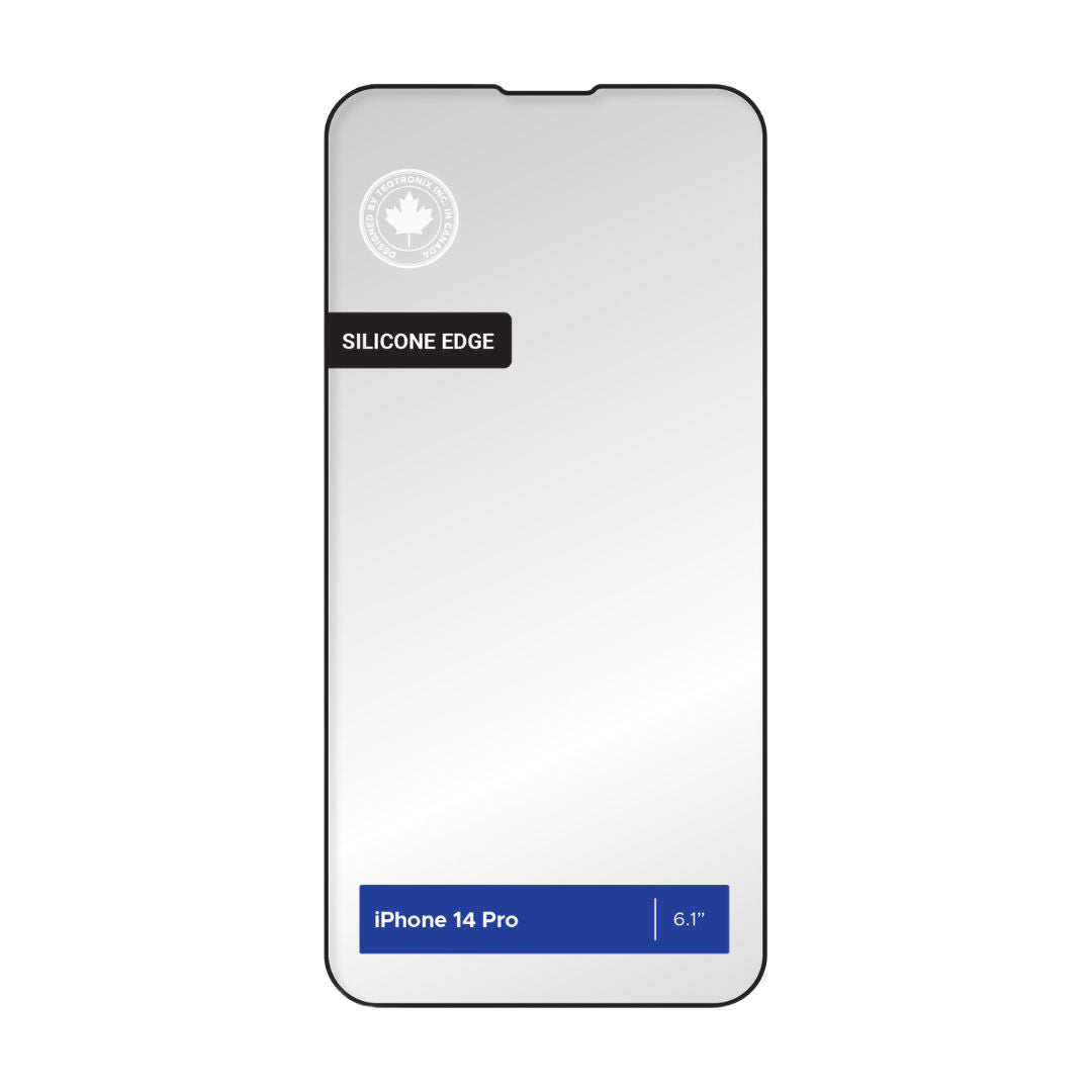 Levelo Anti-Static Clear Silicone Edge Tempered Screen Protector For iPhone, Anti Scratc