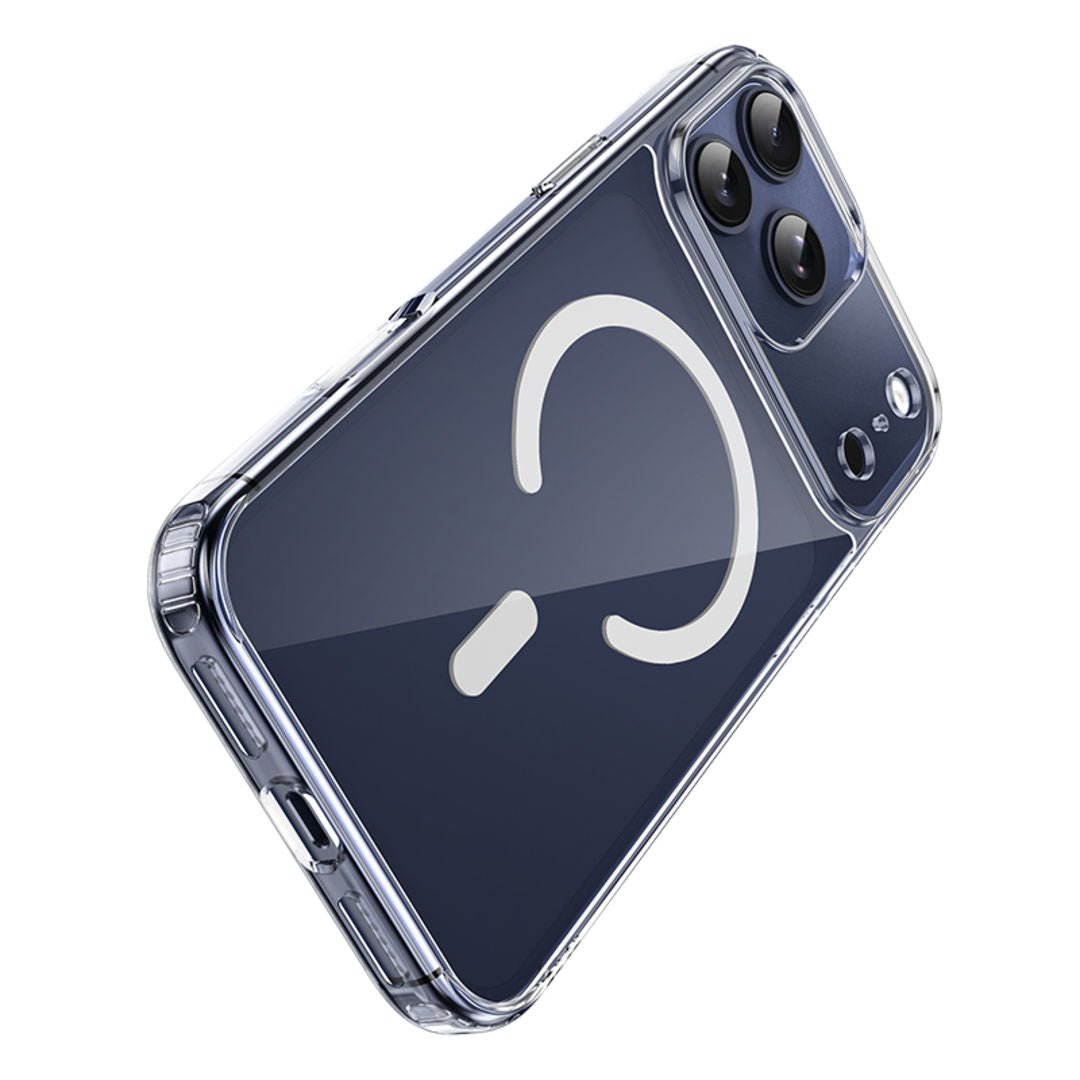Hoco Magnetic Series Airbag Anti-Fall Protective Case for iPhone 18 Pro, iPhone 17 Pro, 4-Corner Airbags, Strong Magnetic Absorption