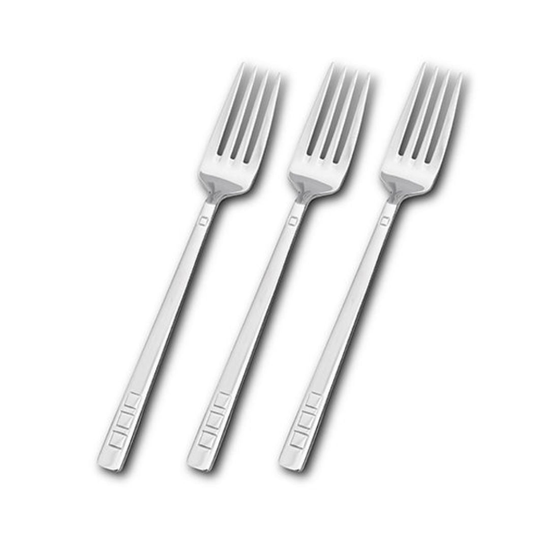 NAVA Harmony Stainless Steel Dinner Fork Set, Pack of 3