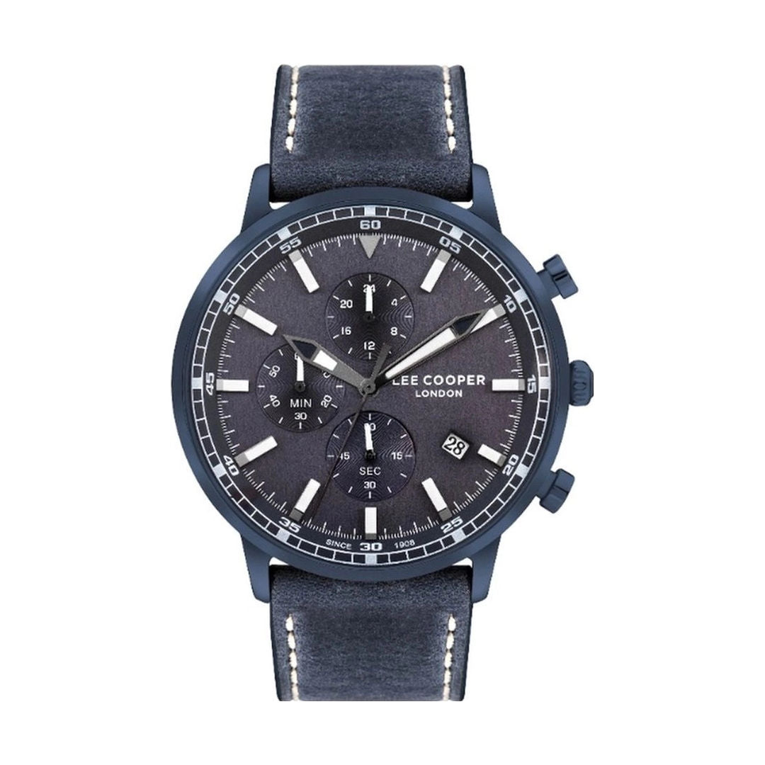 Lee Cooper Gents Multifunction Leather Band Watch, LC07943 series