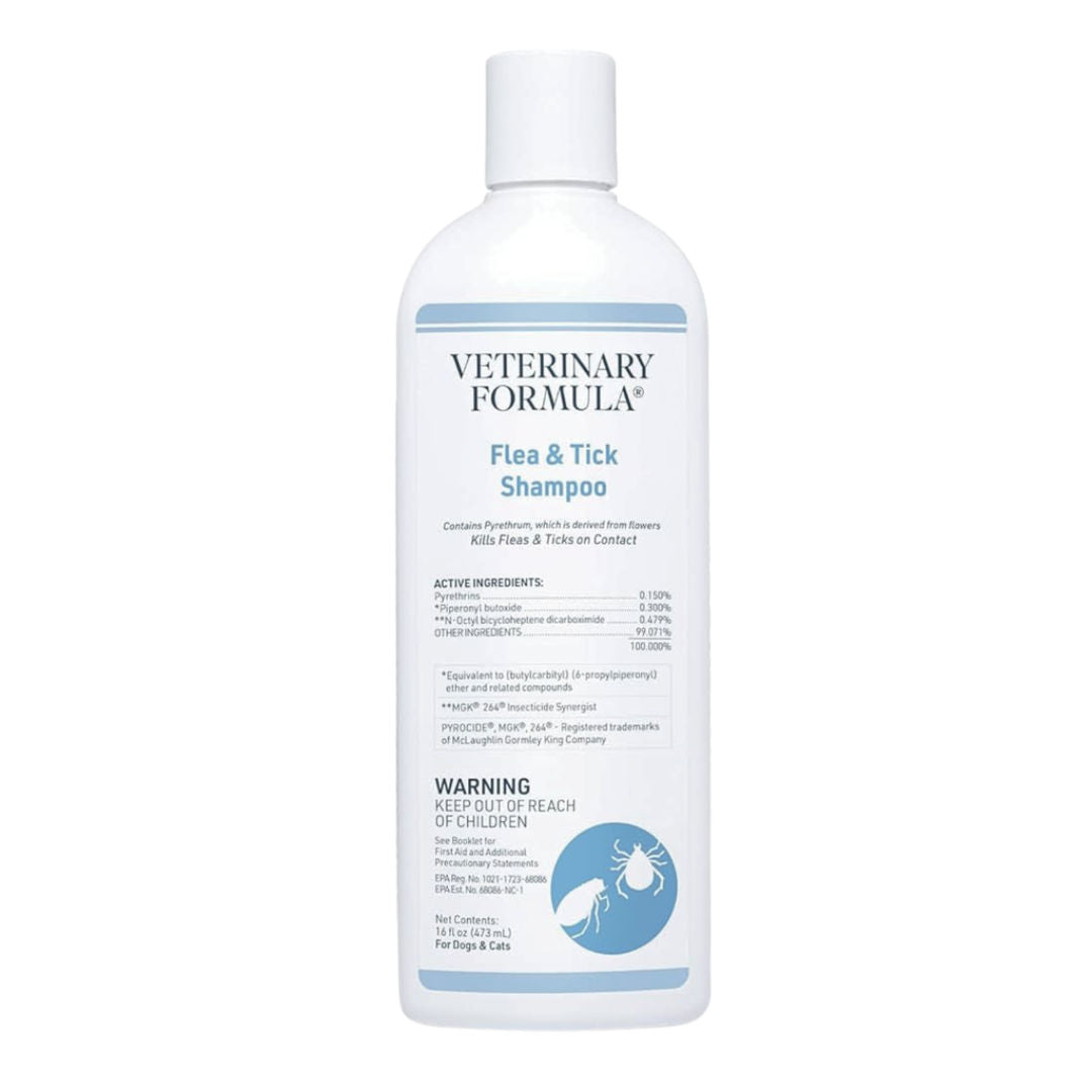 Synergy Labs Veterinary Formula Clinical Care Flea & Tick Shampoo, 473ml