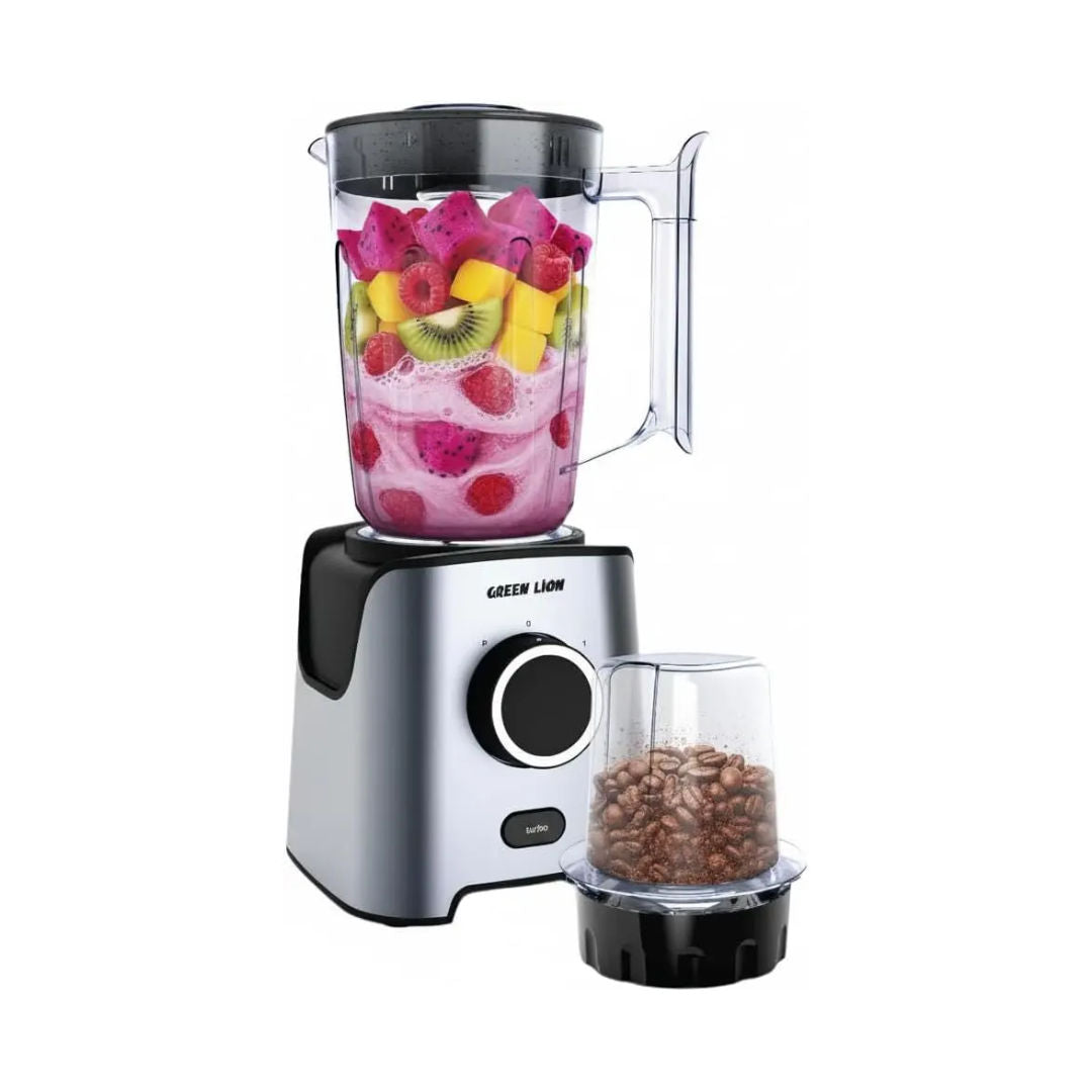 Green Lion Jet Blend Pro Juice Blender 650W, High-Performance Portable Blender, Gray
