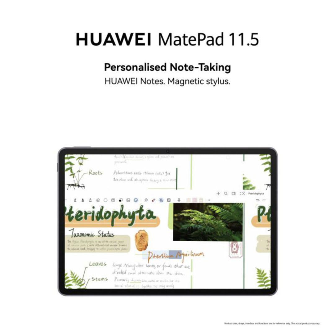 Huawei MatePad 11.5 2025 Wi-Fi Tablet, 8GB RAM, 256GB Storage, 11.5inch 120Hz Display, Space Gray