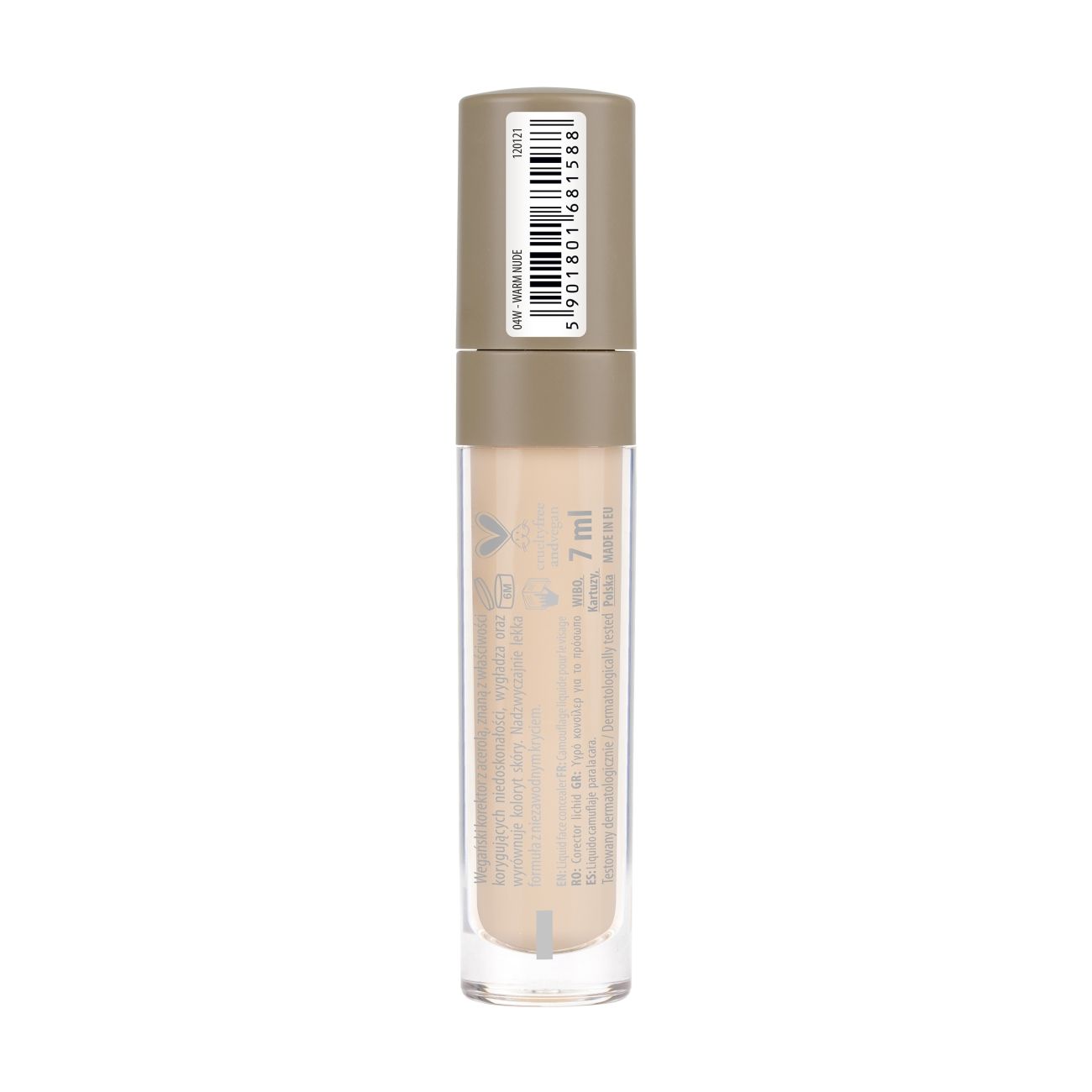NAM Smart Concealer, Vegan Brightening Cream Concealer, 7ml