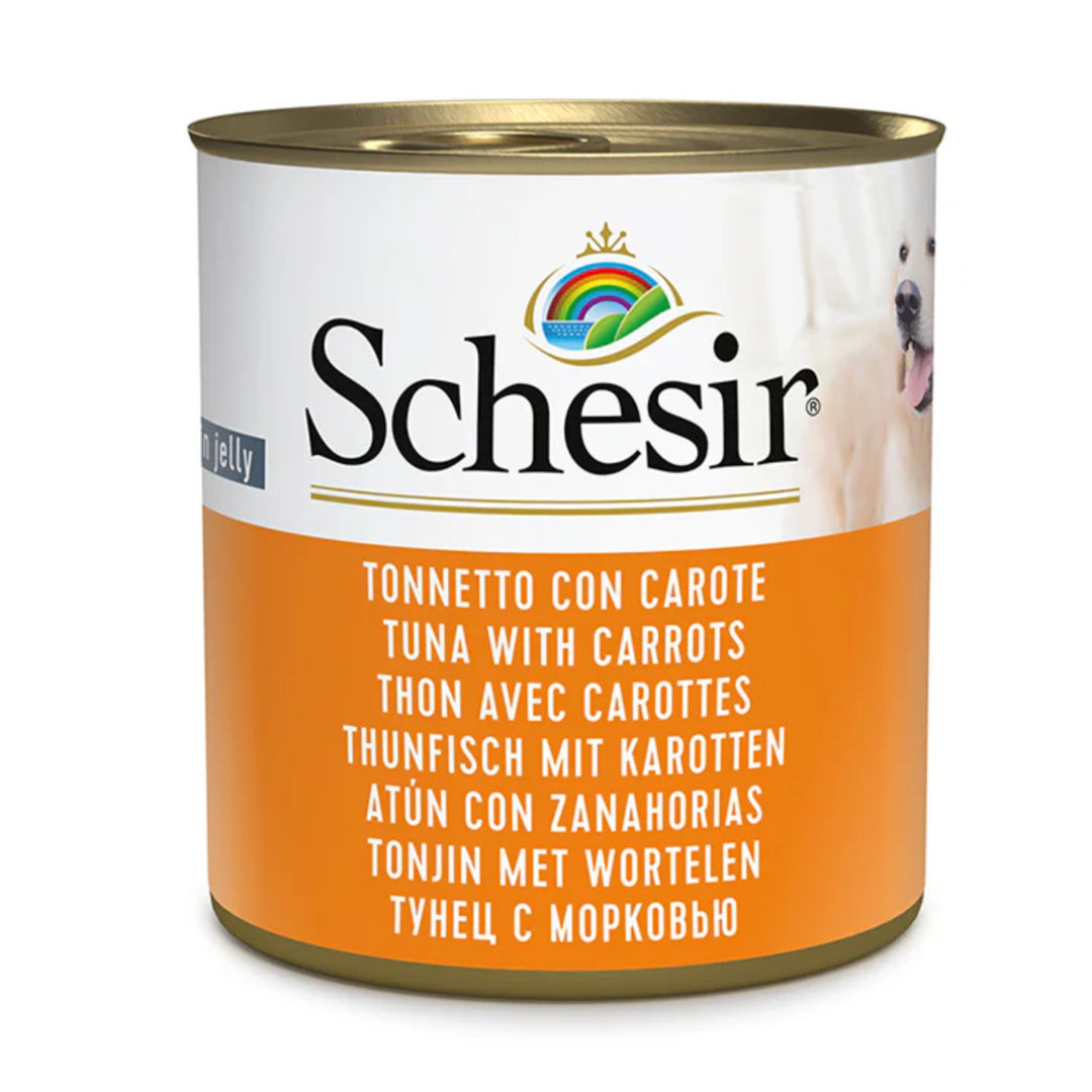 Schesir Dog Wet Food in Jelly Can, 285g