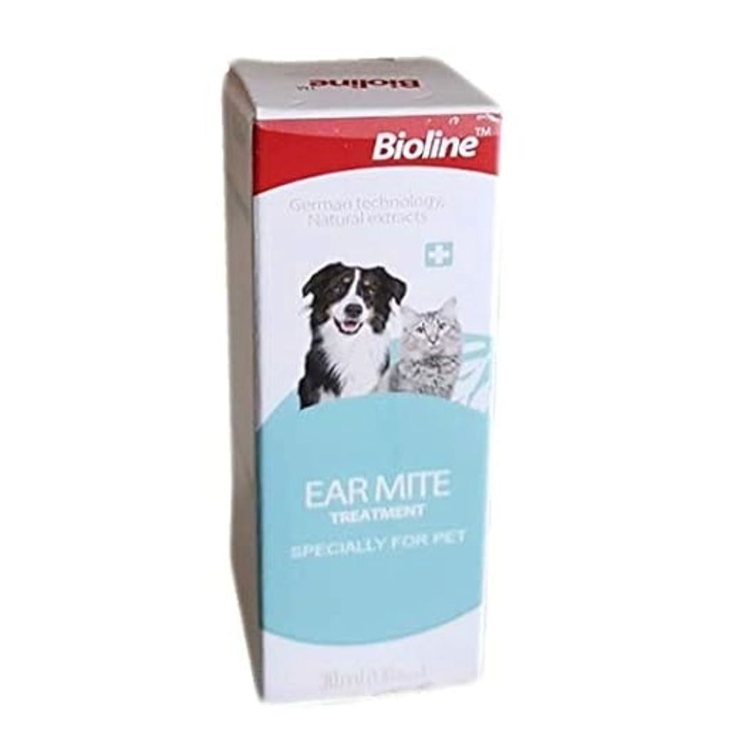 Bioline Ear Mite Treatment, Volume 30ml