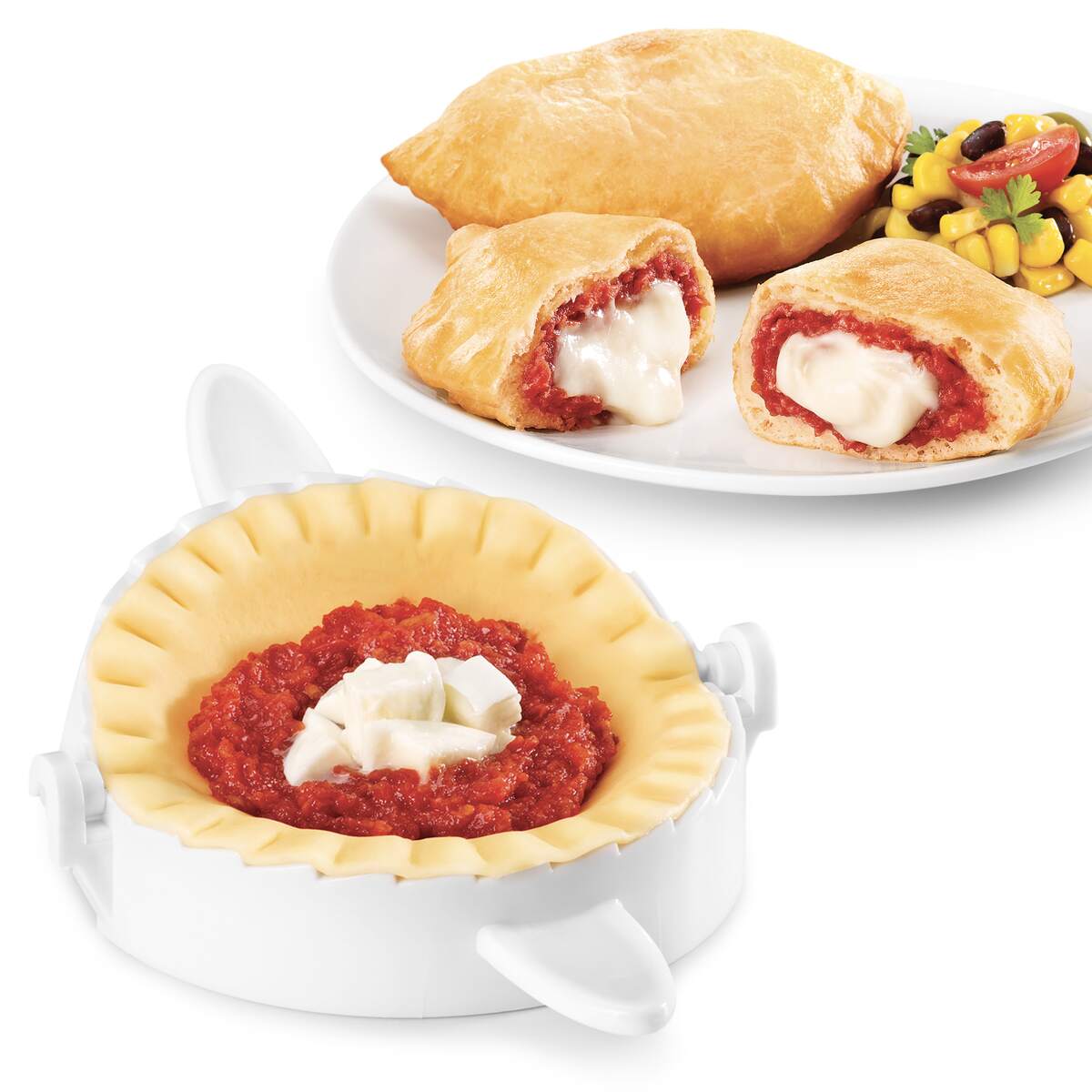 Metaltex Dought Ravioli Press, Set of 3