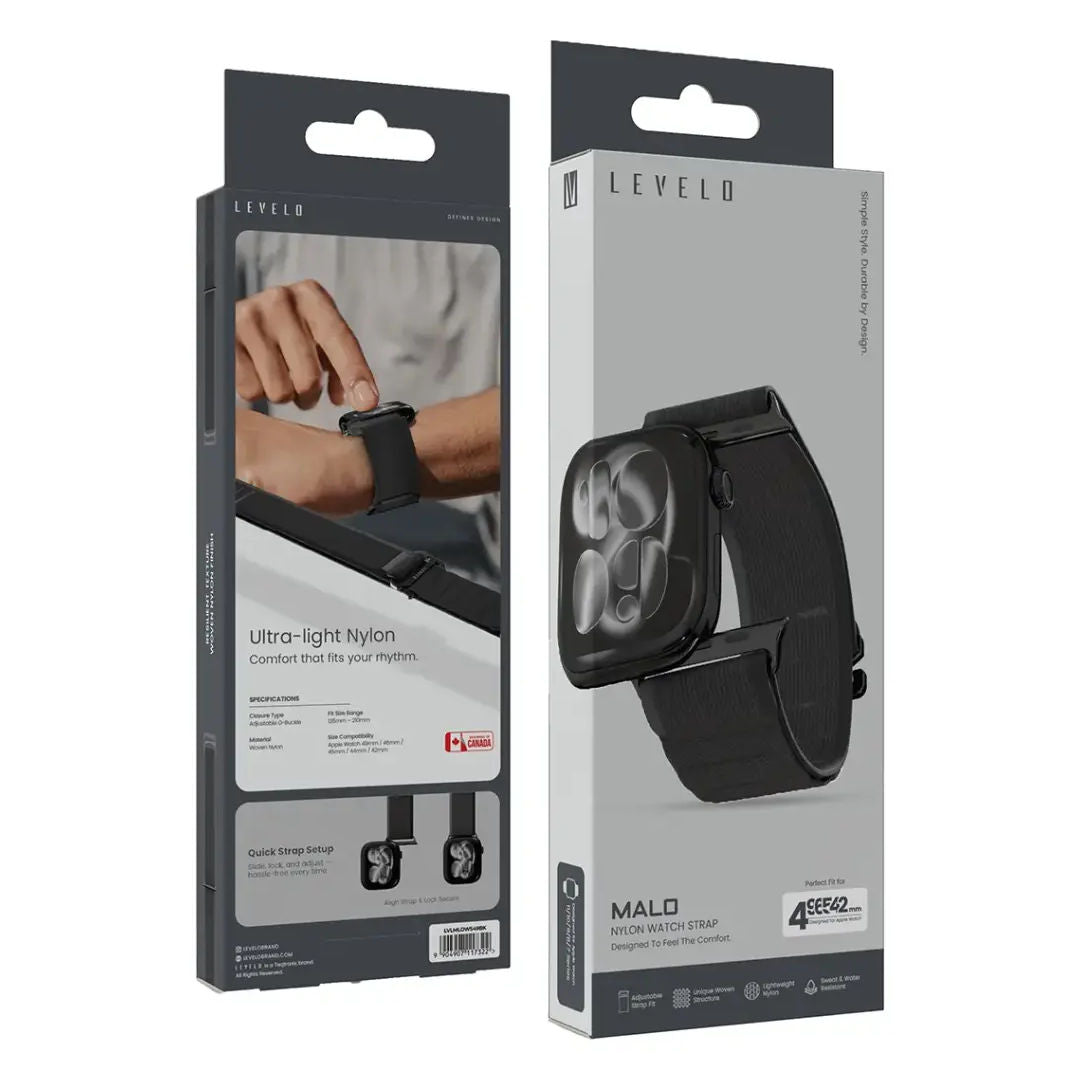 Levelo Malo Nylon Watch Strap