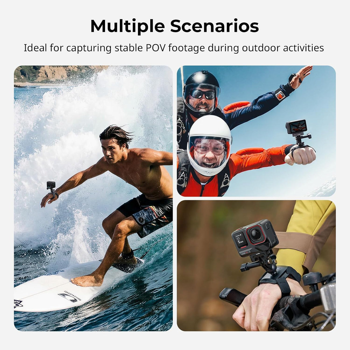 SmallRig 360-Degree Rotating Wrist Strap Mount for Action Cameras, Quick Release, 5723