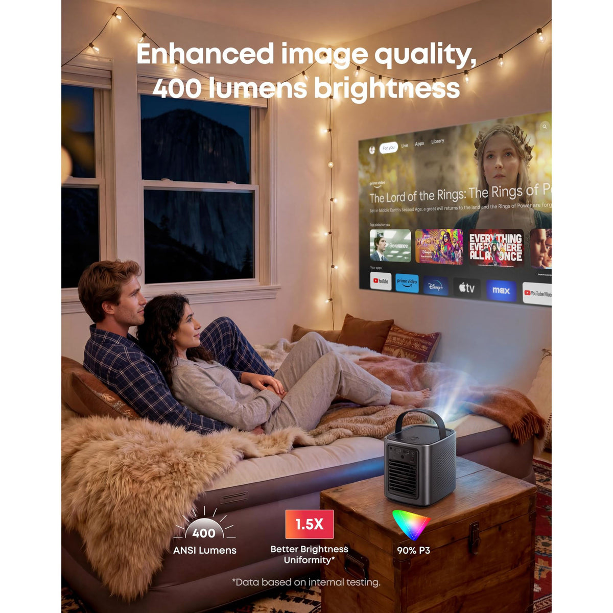Anker Nebula Mars 3 Air Projector, Black