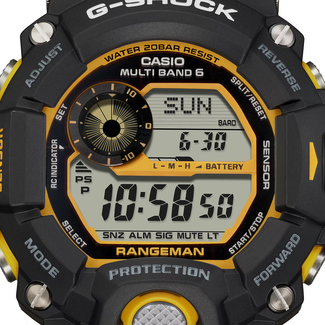 Casio G-SHOCK GW-9400Y-1 MASTER OF G-LAND RANGEMAN Digital Watch