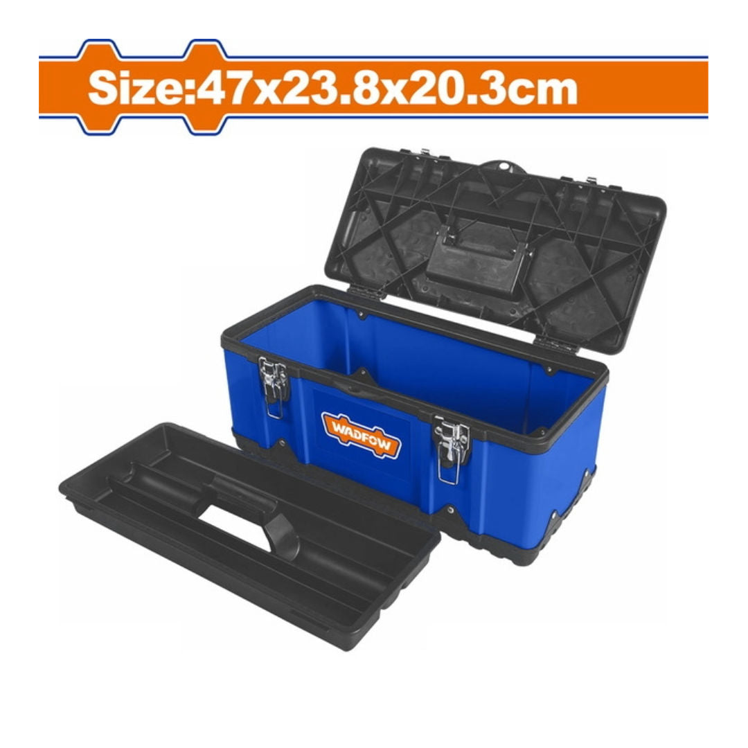WADFOW 18.5" Plastic & Steel Tool Box