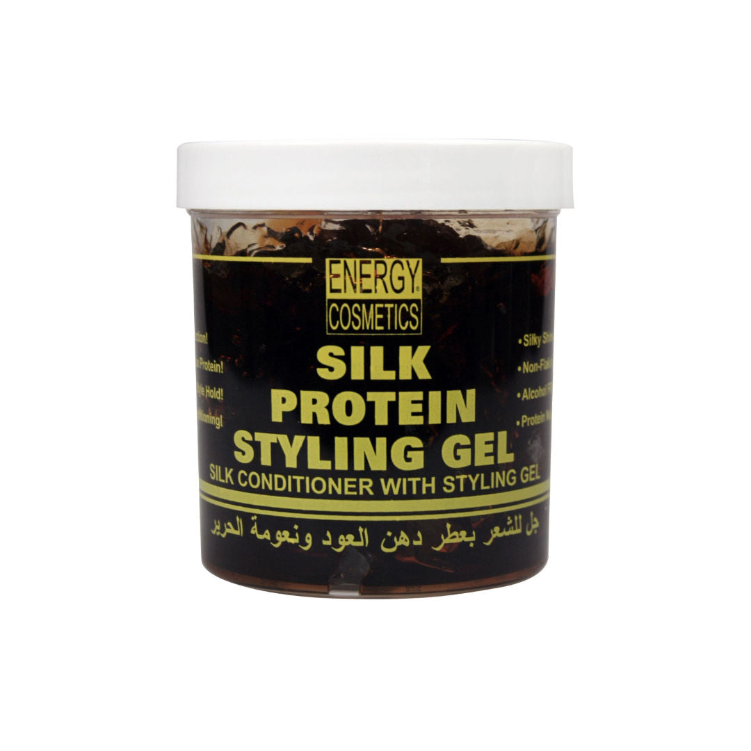 جل تصفيف الشعر ببروتين الحرير من Energy Cosmetics، 473 مل